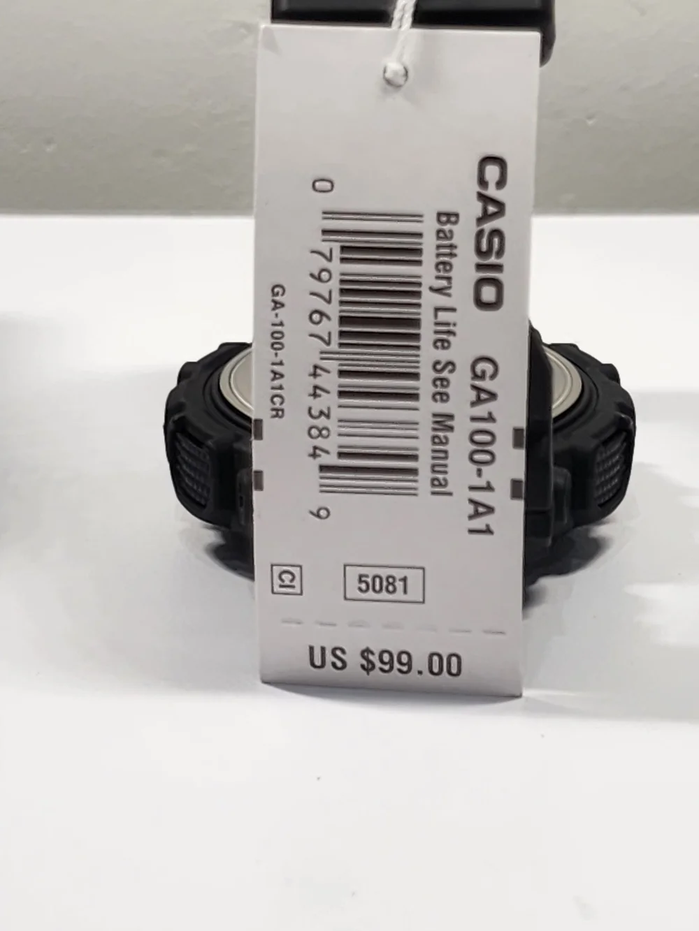 Casio G-shock GA100-1A1 Black Matte Men's Watch - New with tag and Box